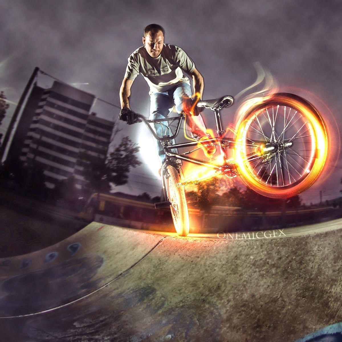 Bmx Bike Freestyle HD Wallpaper