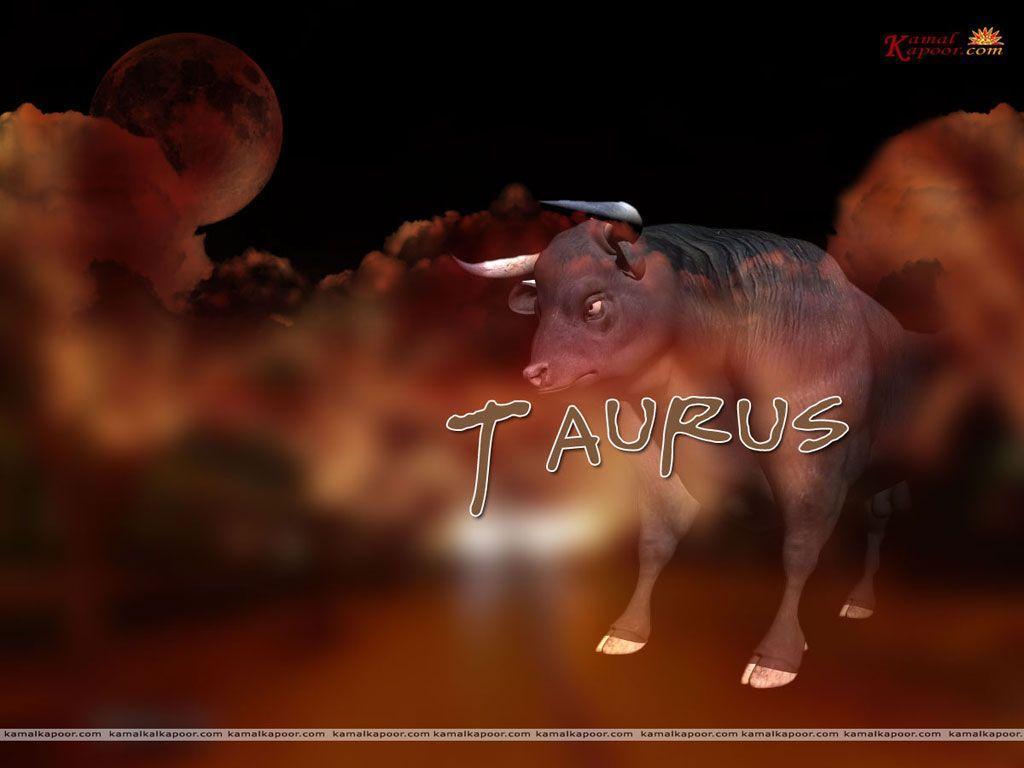 Taurus Wallpaper, Free Taurus Wallpaper, Zodiac Sign Glowing
