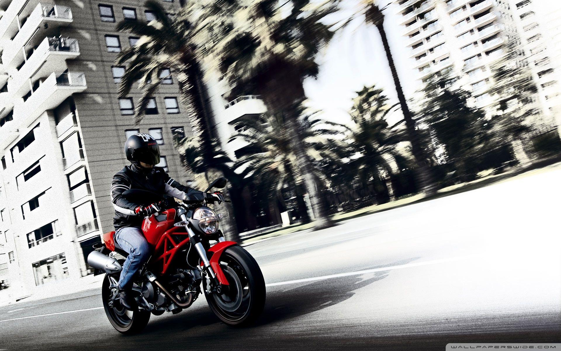 Ducati Monster 696 1 HD desktop wallpaper, Widescreen, High