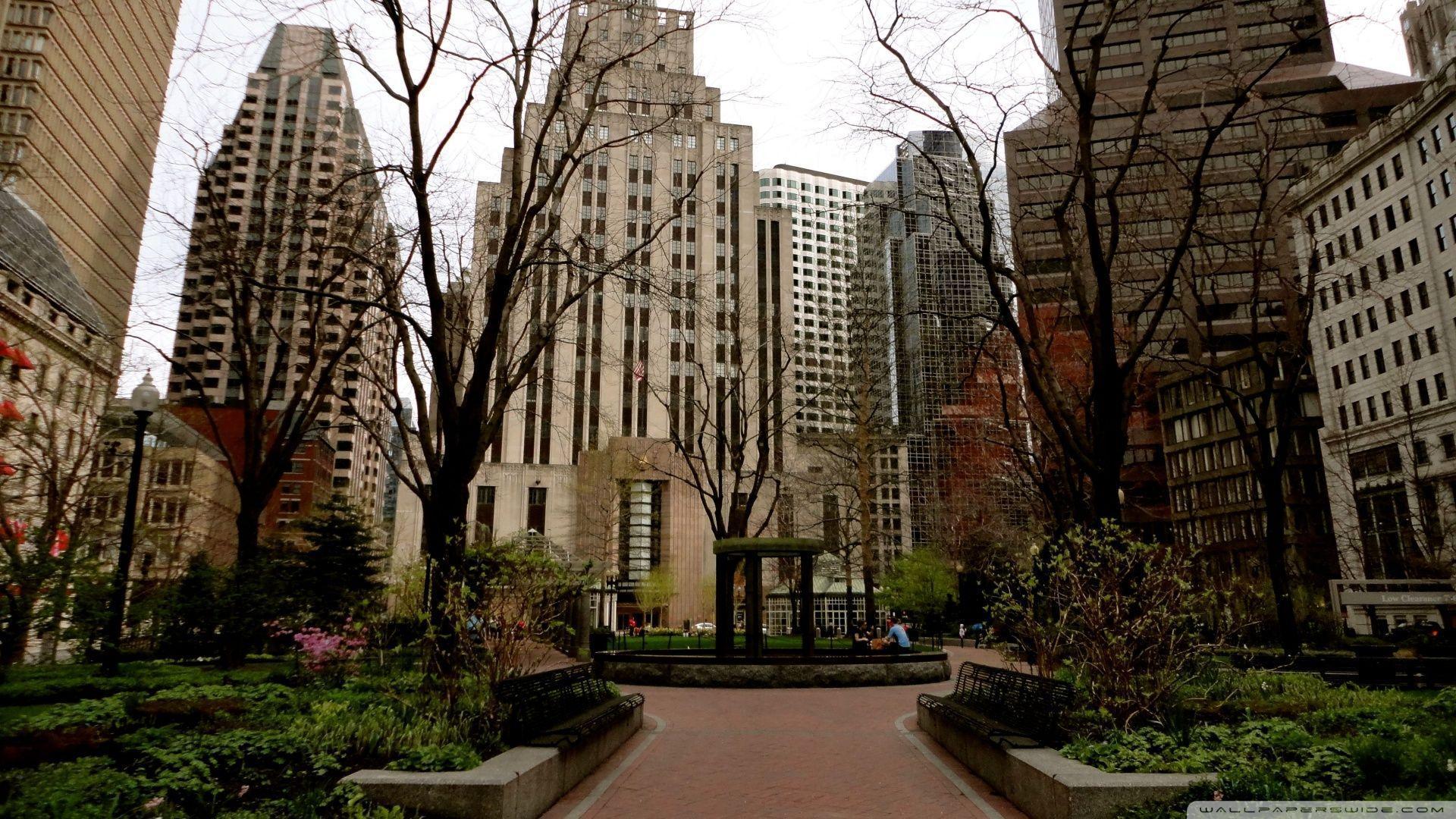 Boston City HD desktop wallpaper, Widescreen, High Definition