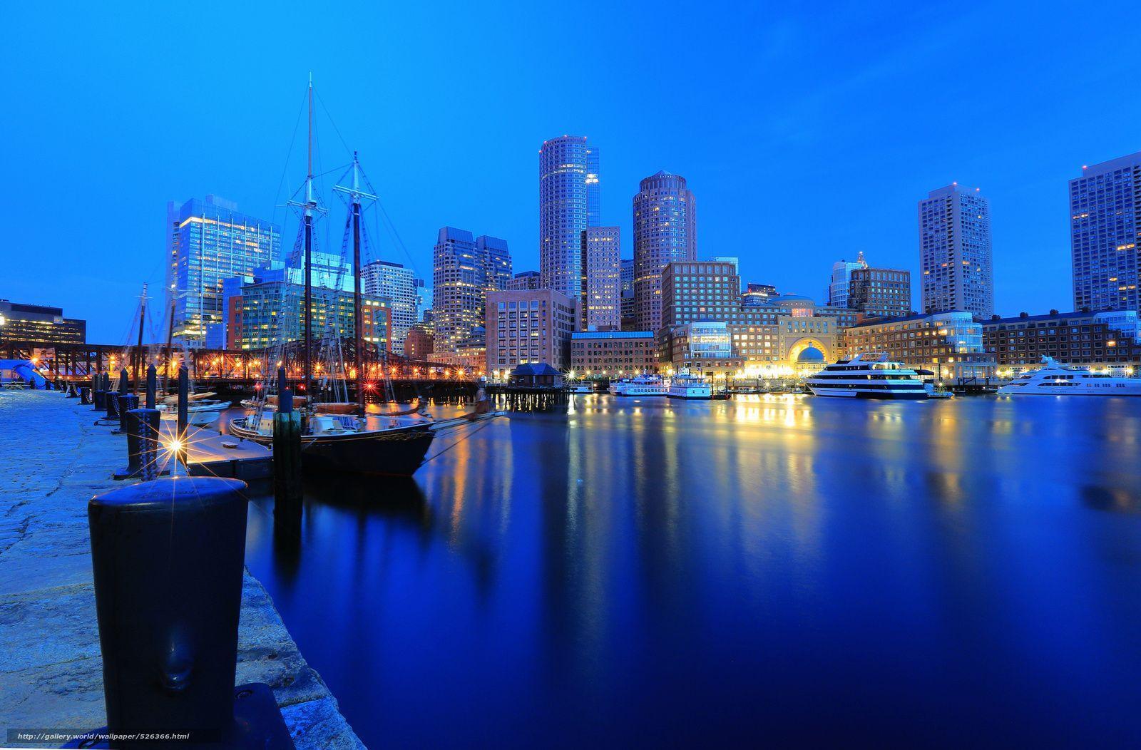 Boston Skyline Wallpaper