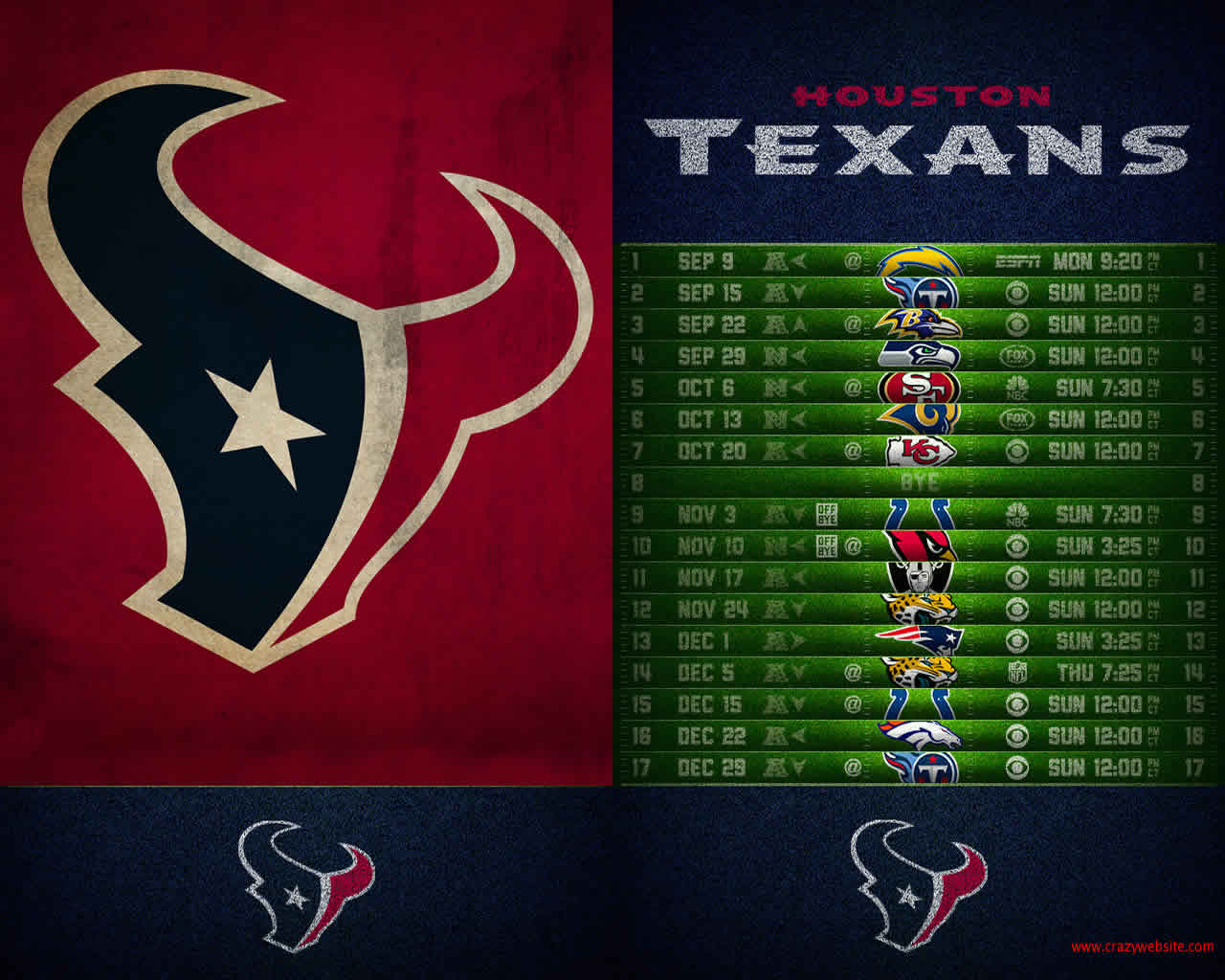 Houston Texans 2015 Schedule Wallpaper