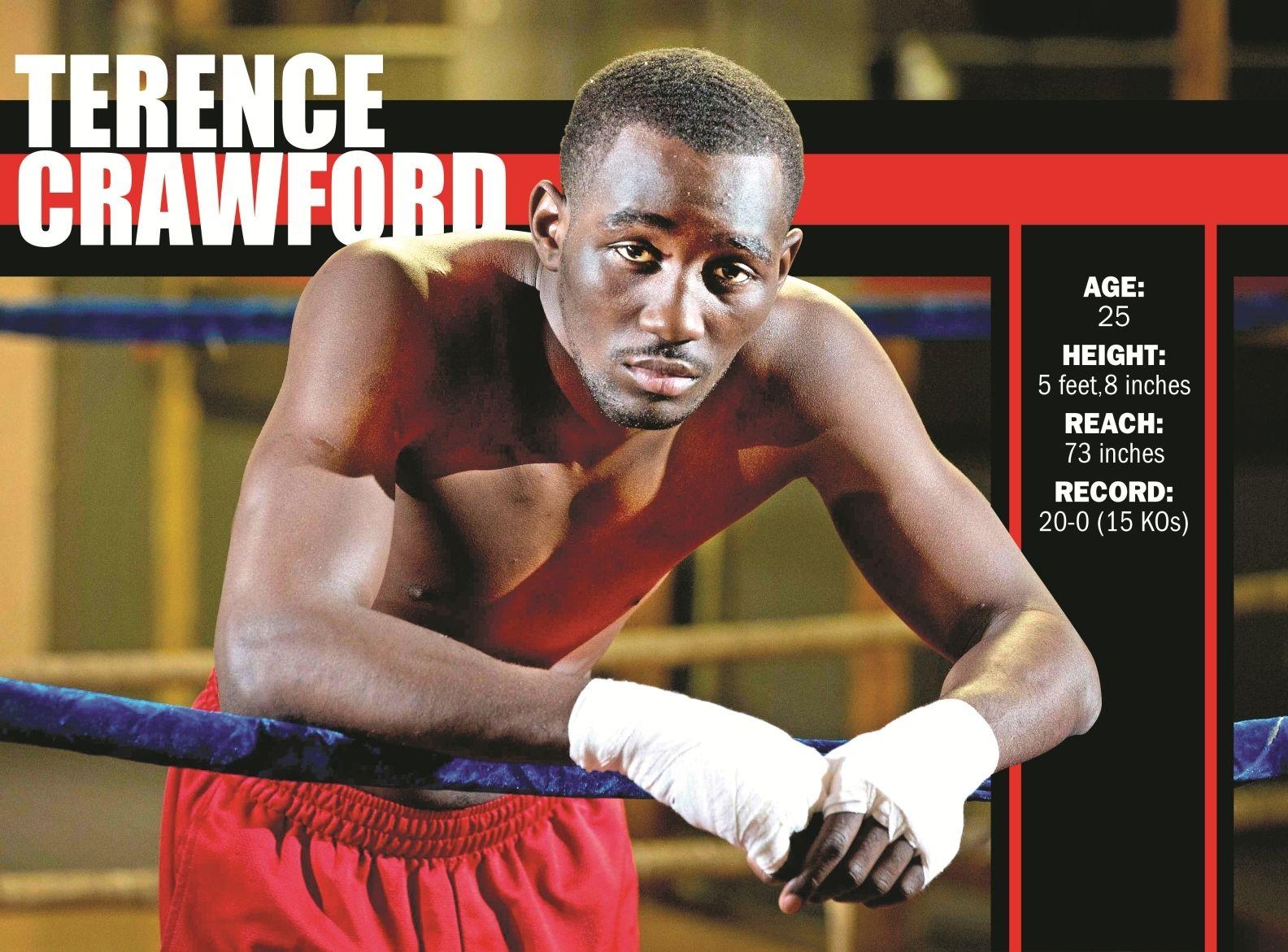 Junior welterweight world titleholder Terence Crawford. Web Wide