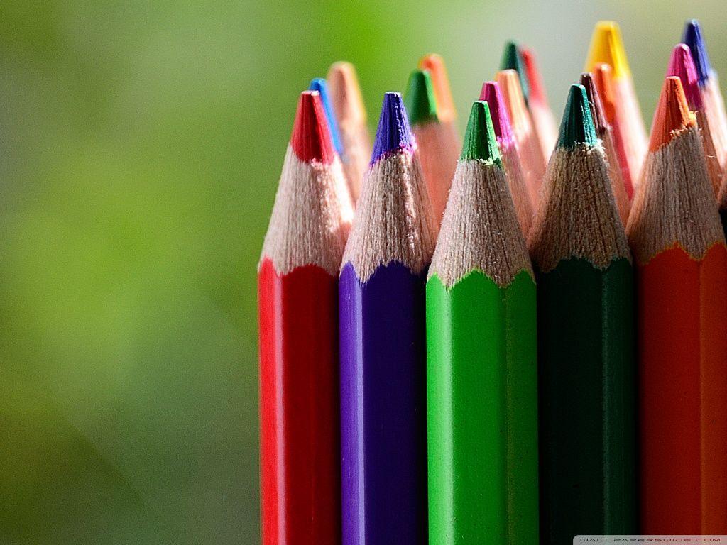 Colored Pencils HD desktop wallpaper, Widescreen, High