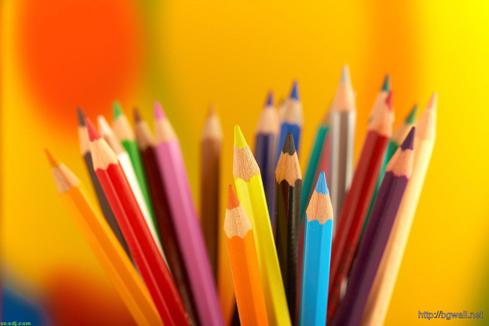Beautiful Colorful Pencil Wallpaper Photo