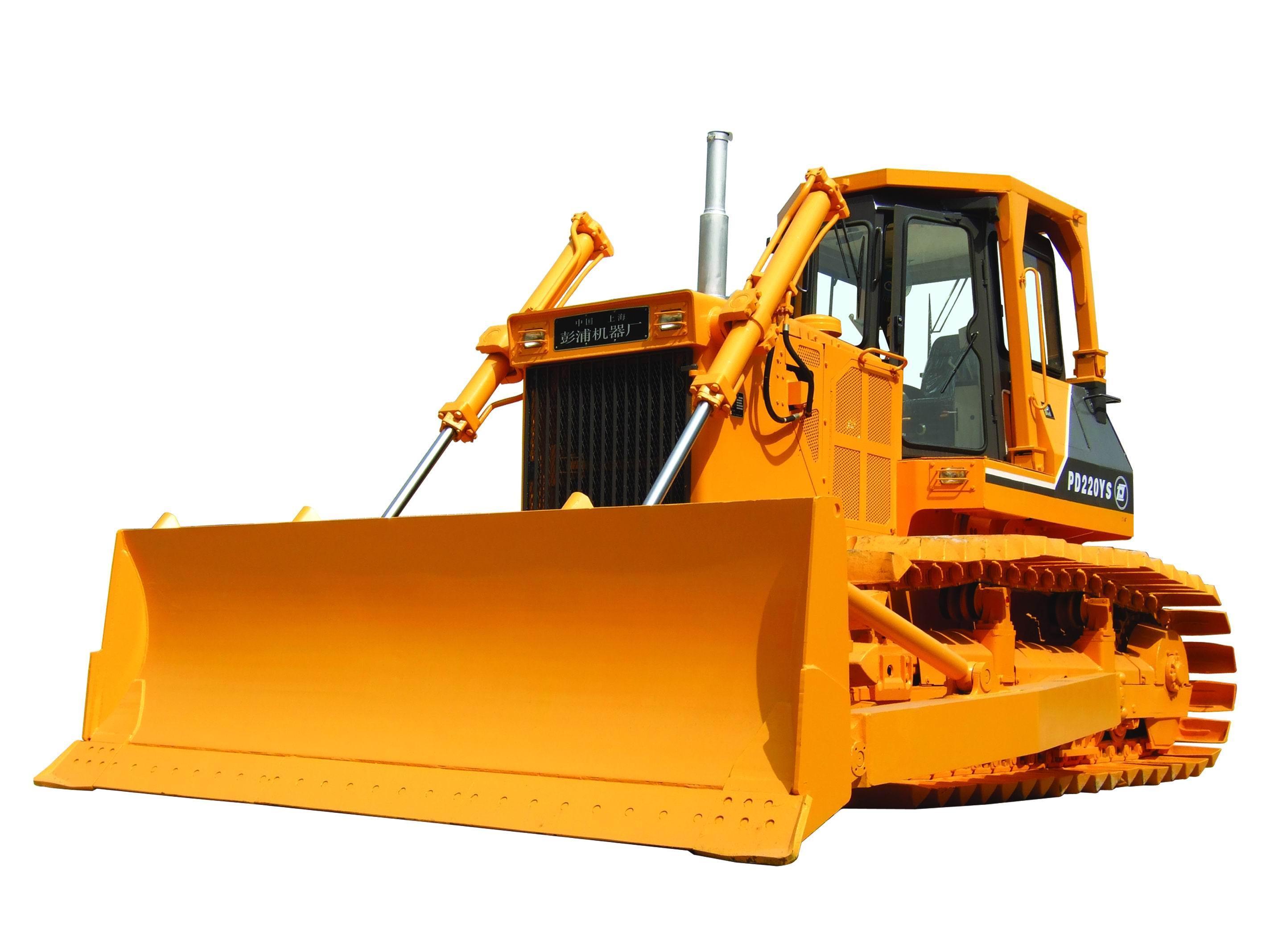 Bulldozer White Background Image. All White Background