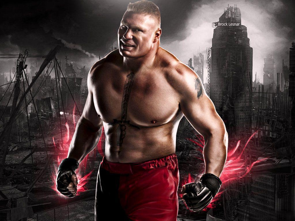WWE Superstar Brock Lesnar Wallpaper HD Image