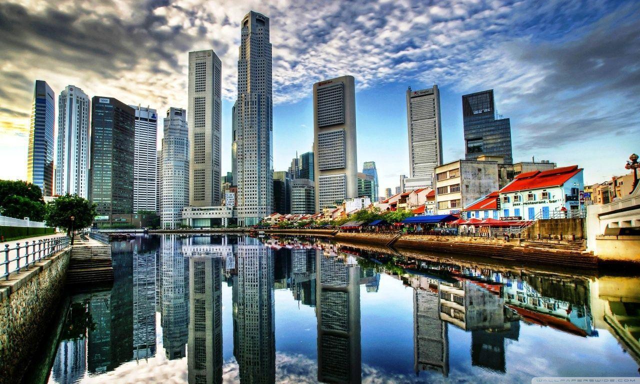 Singapore City HD desktop wallpaper, High Definition, Fullscreen