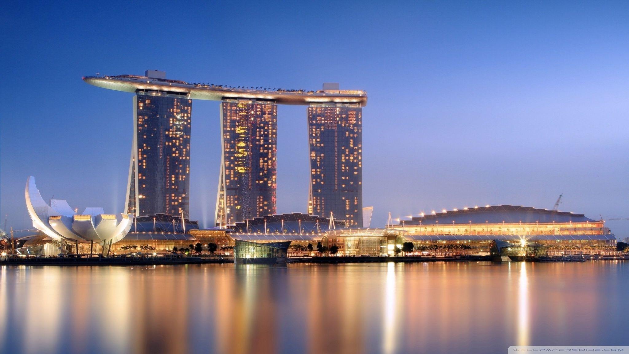 Marina Bay Sands Singapore HD desktop wallpaper, High Definition