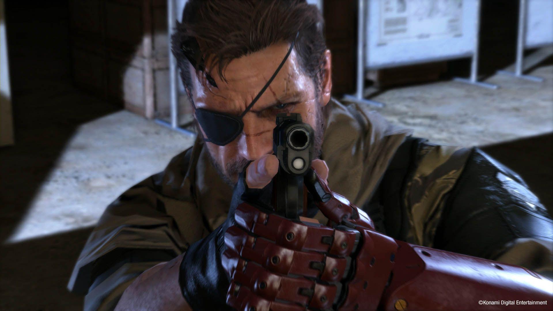 Big Boss in Action Gear Solid V: The Phantom Pain