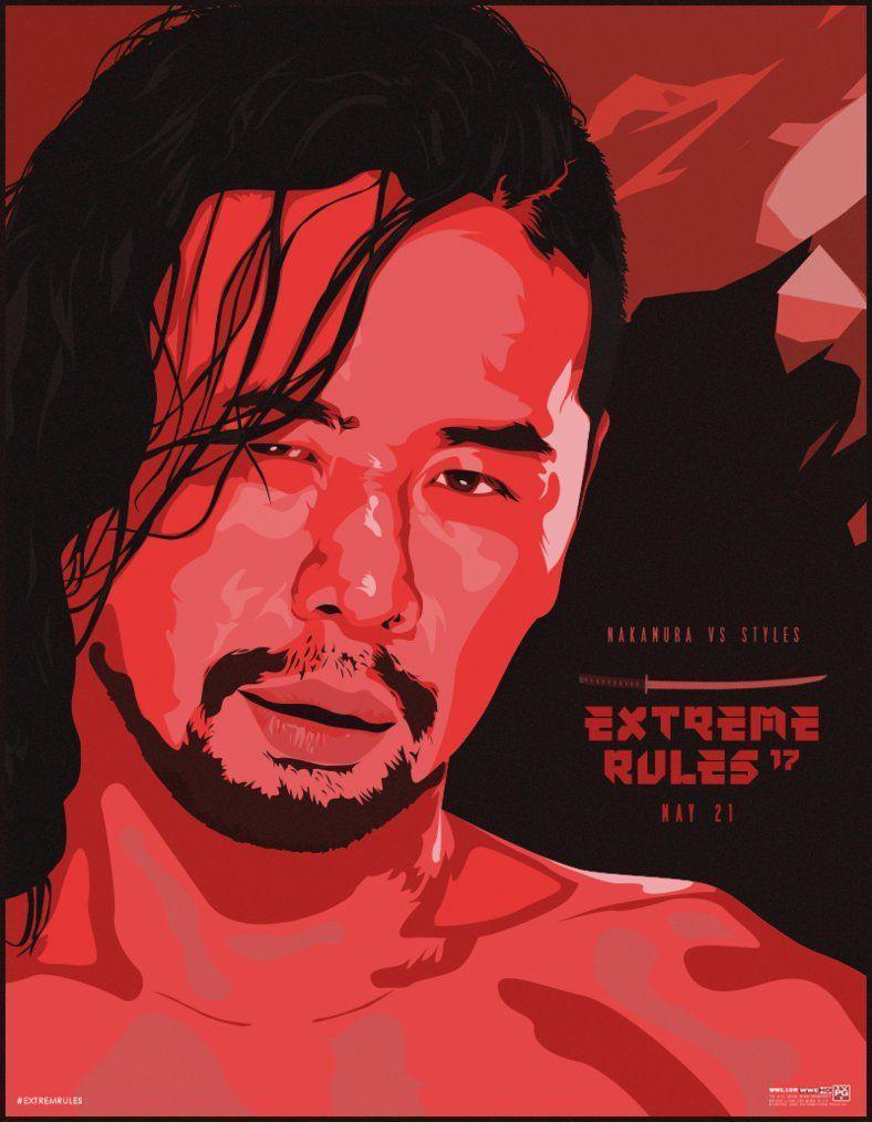 Shinsuke Nakamura Extrem Rules Poster by DPUdesign