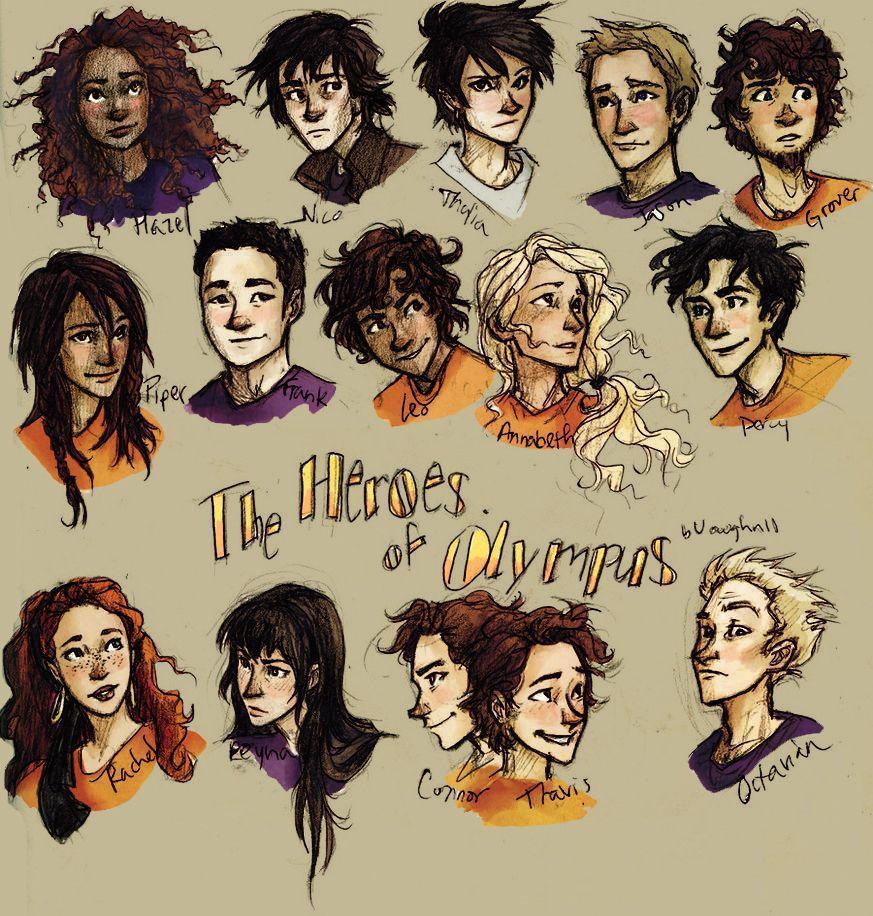 fanart for the heroes of olympus. the Heroes of Olympus