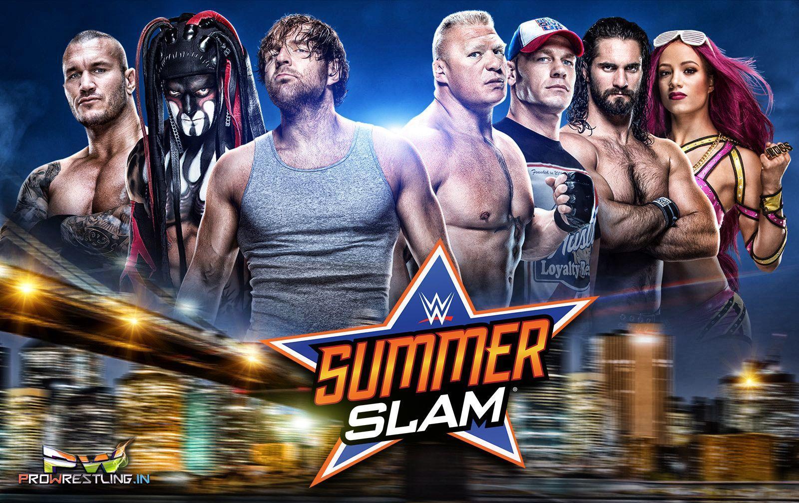 WWE SummerSlam 2016 HQ Official Wallpaper Free Download