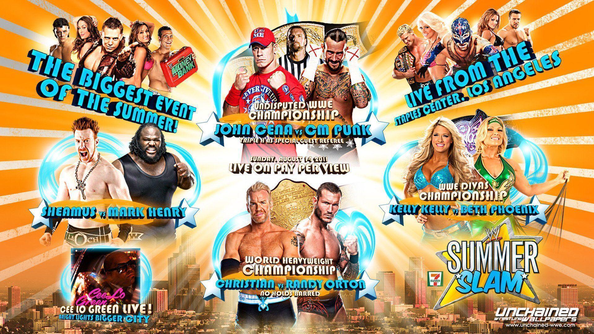 Wwe Summerslam 2011 Matches Wallpaper