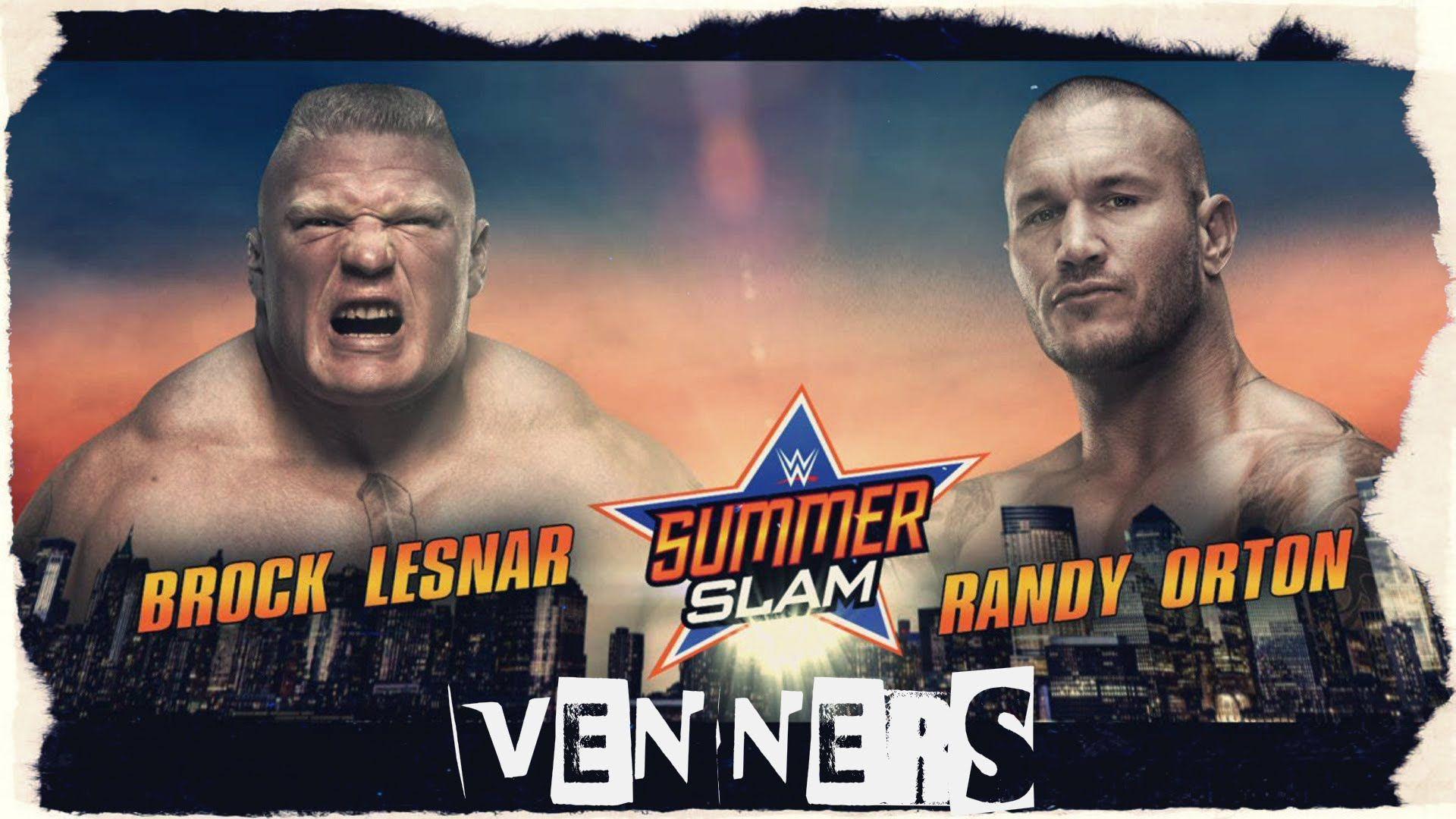 BROCK LESNAR VS RANDY ORTON WWE SUMMERSLAM 2016