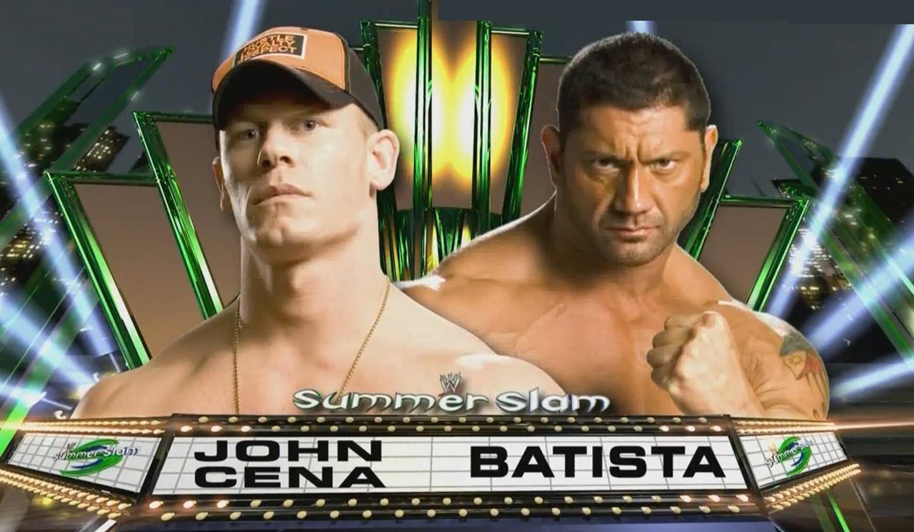 Wwe Summerslam John Cena Batista_1280x800 By Sokule