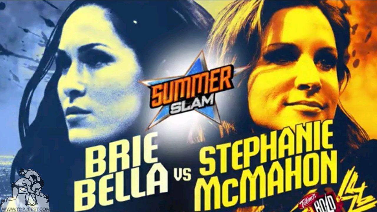 Stephanie McMahon Brie Bella Summer Slam Wallpaper