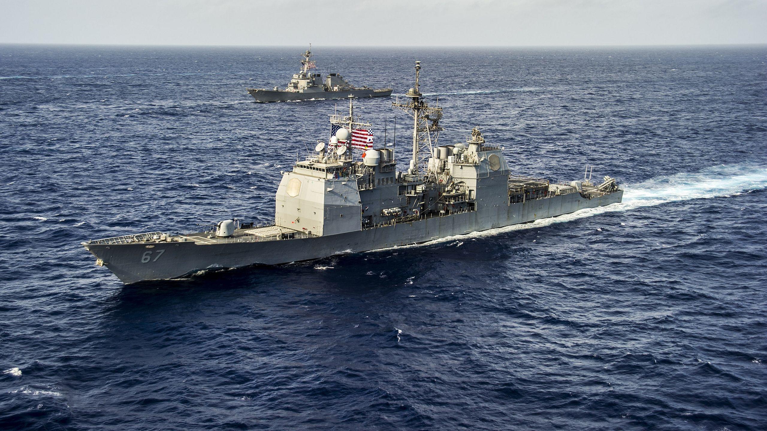 USS Shiloh and USS John S. McCain