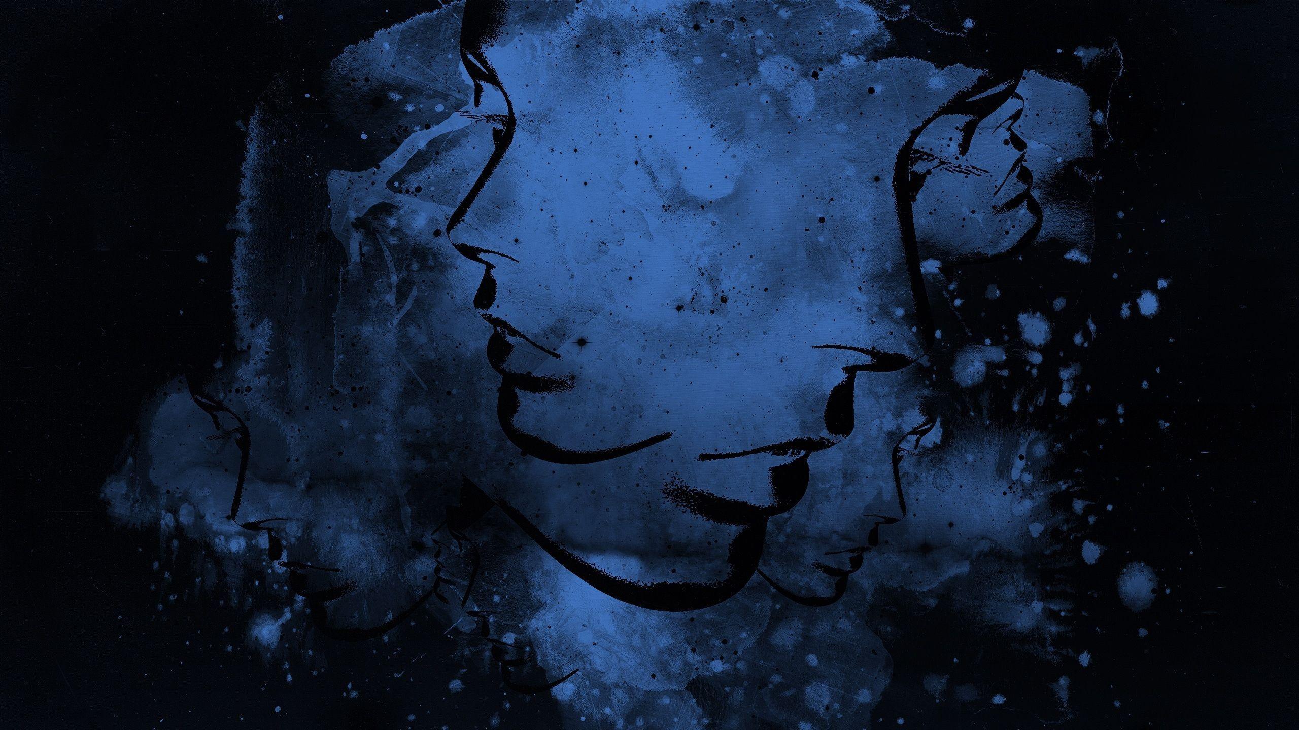 Black Light Background