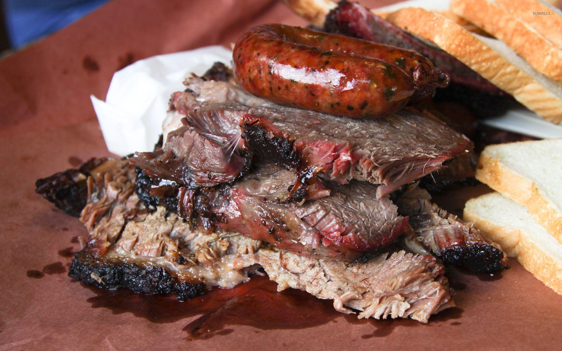 Steak and sausage wallpaper wallpaper