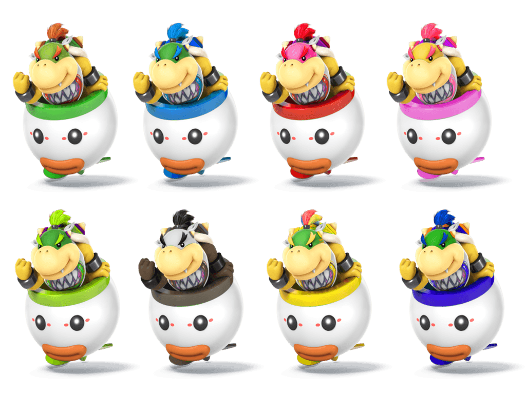 Bowser Jr Collor Palett By That One Leo