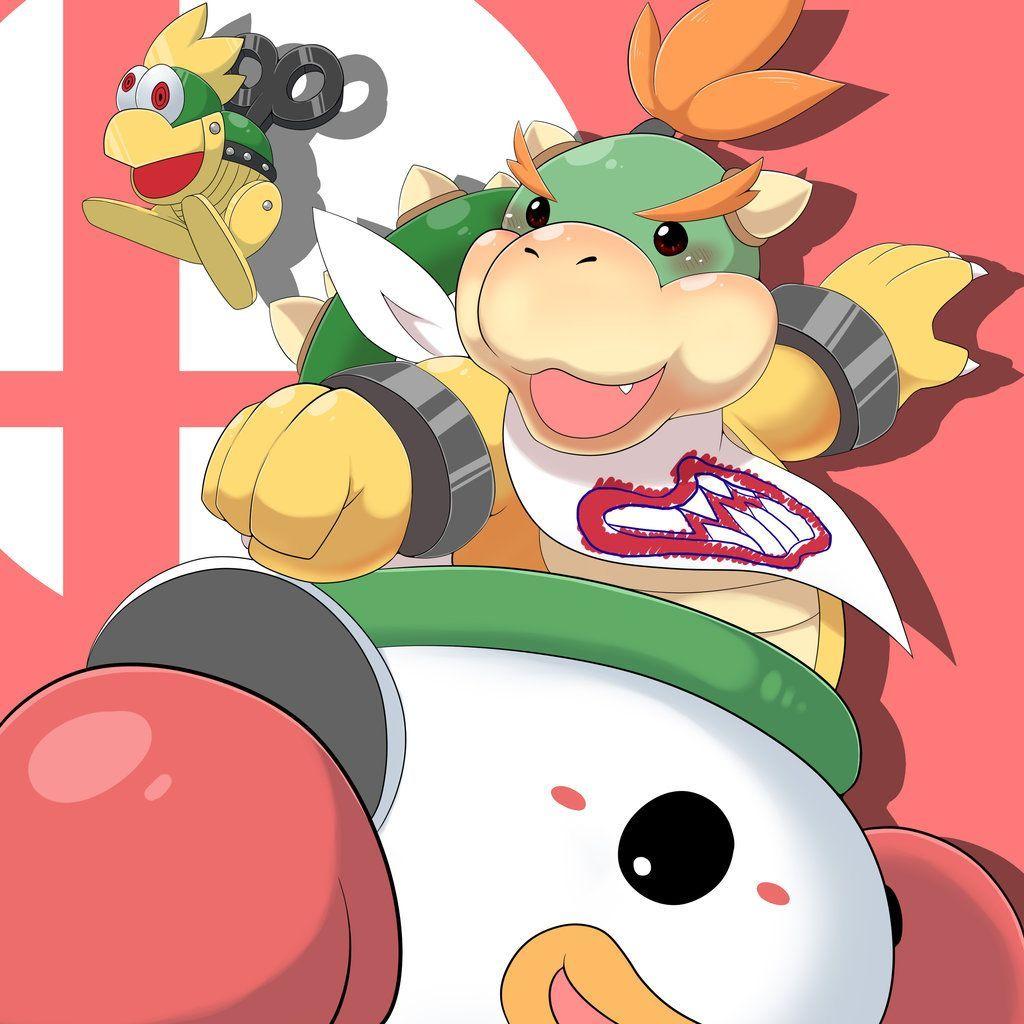 Mario: Megane Bowser + Bowser Jr. by SugarKills.