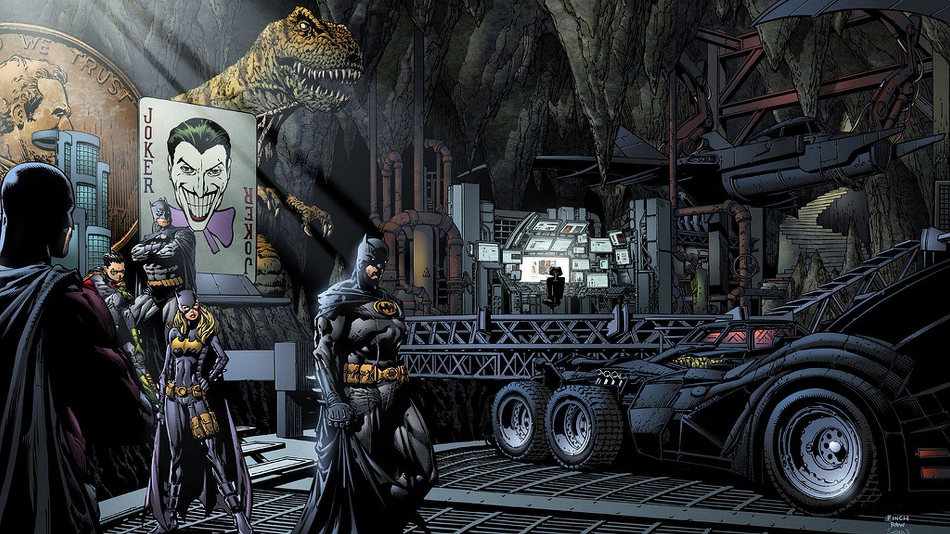 dc superheroes batcave