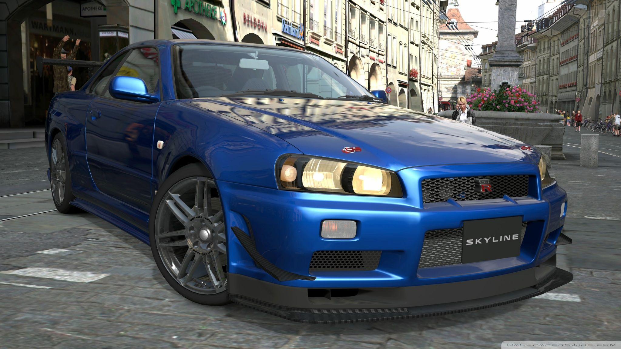 Nissan Skyline R34 HD desktop wallpaper, Widescreen