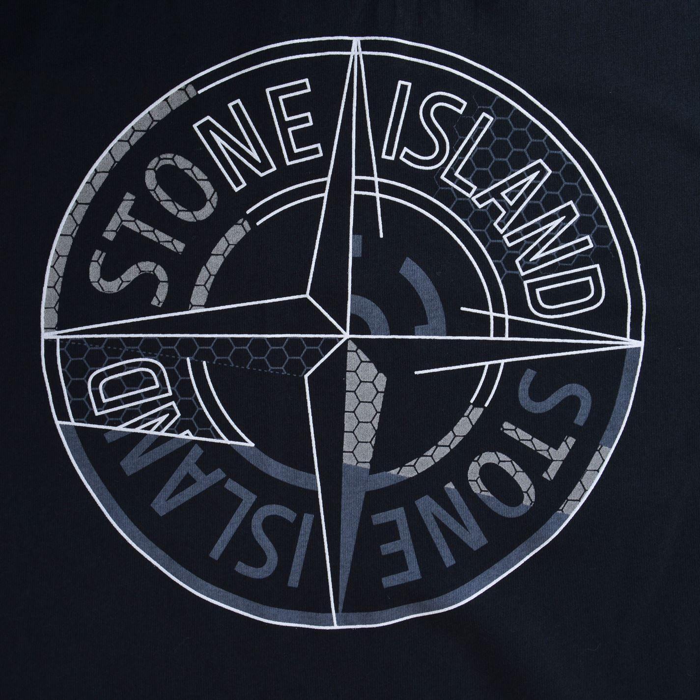 Stone Island. Short Sleeve Logo T Shirt. RVD. Best