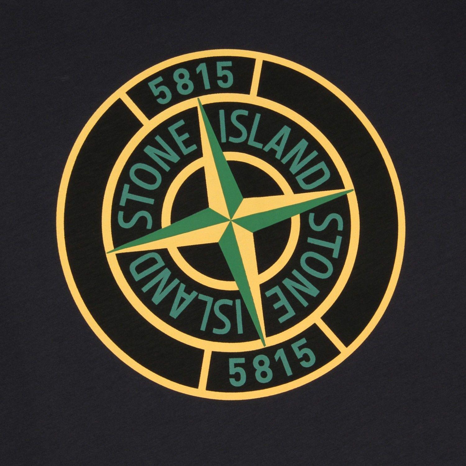 Stone Island. Short Sleeve Logo T Shirt. RVD. Best