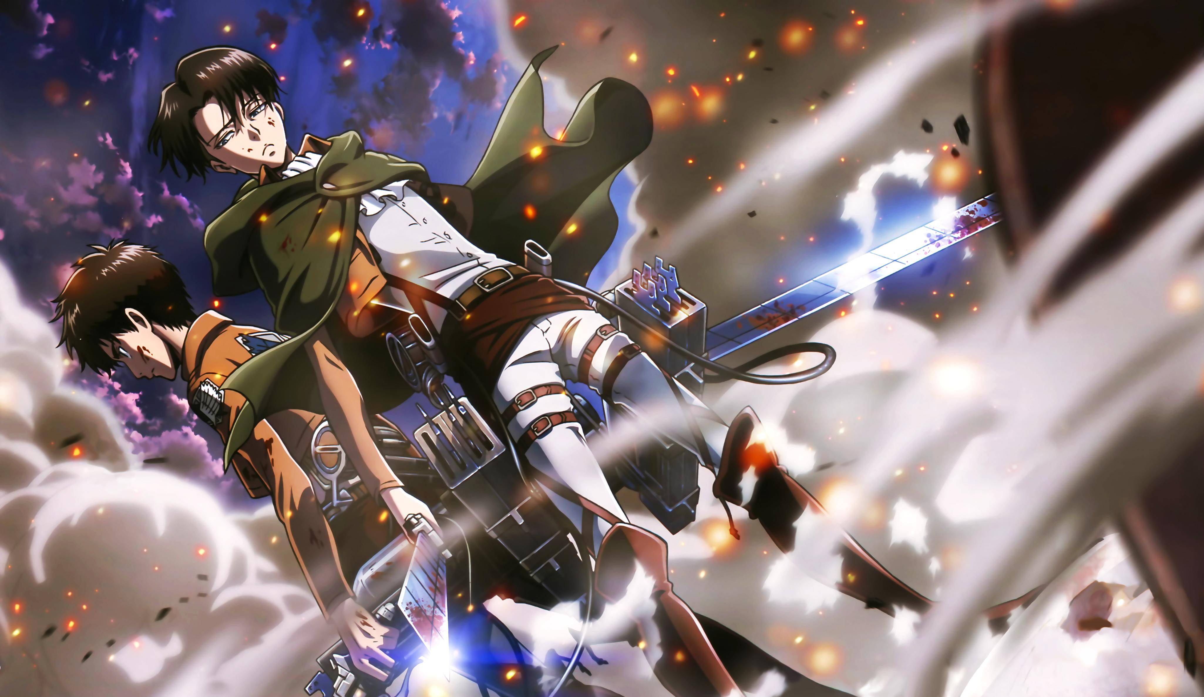 View, download, comment, and rate this 4100x2373 Eren Yeager