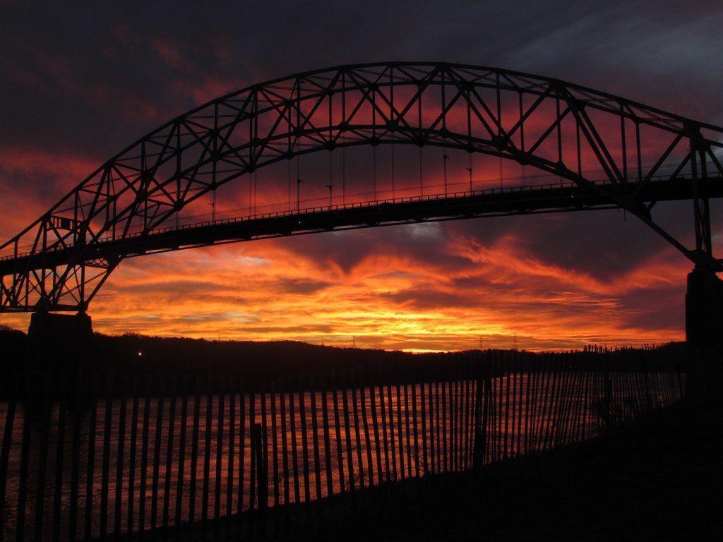 Sagamore Bridge Sunset 11.28.11. The Cape & The Islands