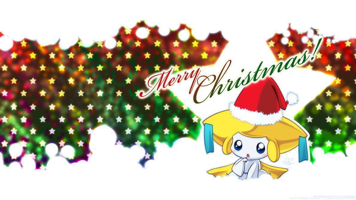 Christmas Jirachi Wallpaper