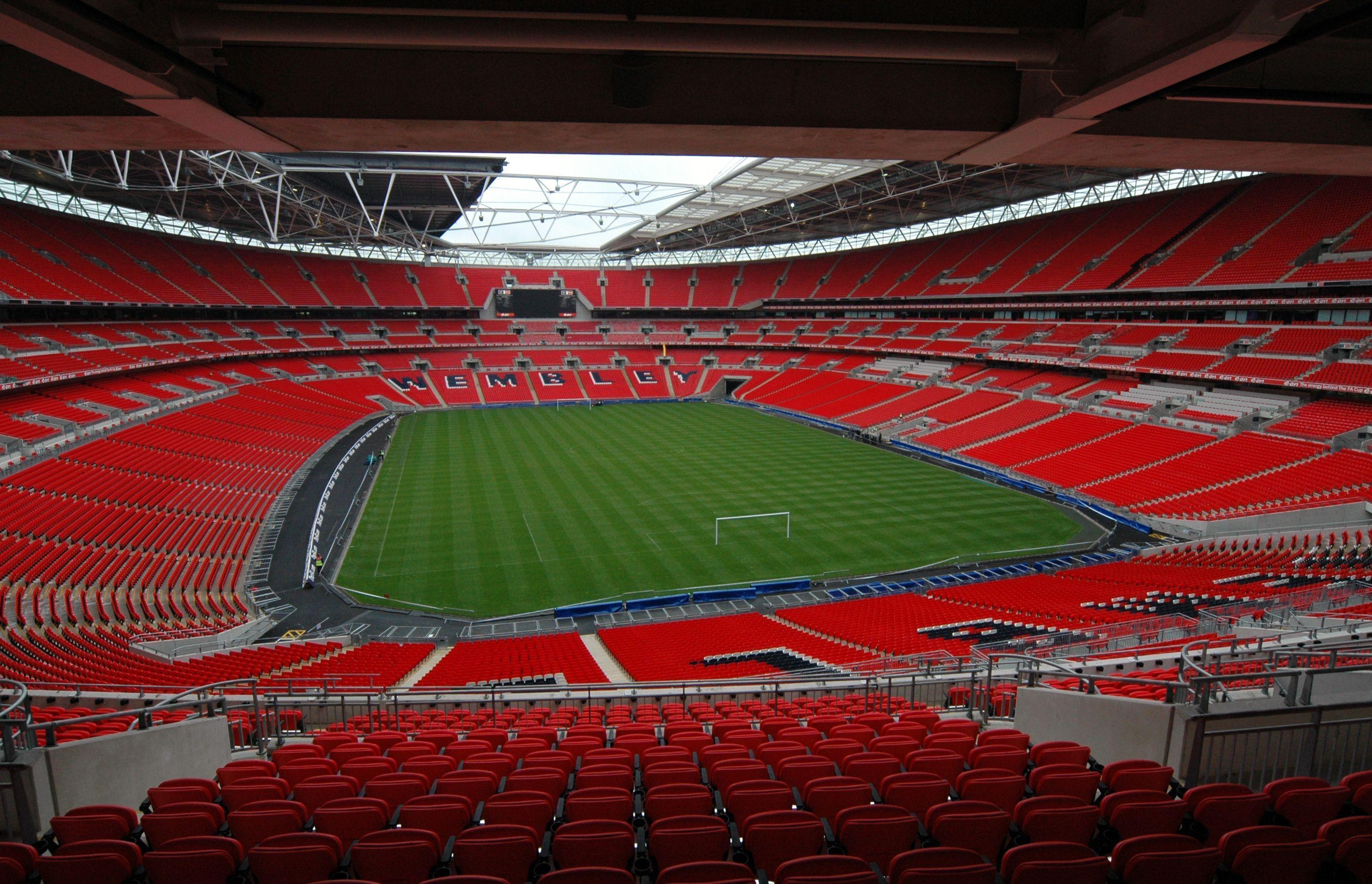 Wembley Stadium in Wembley, Greater London. World stadiums