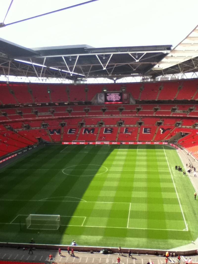Wembley Stadium, section home of England National Football Team