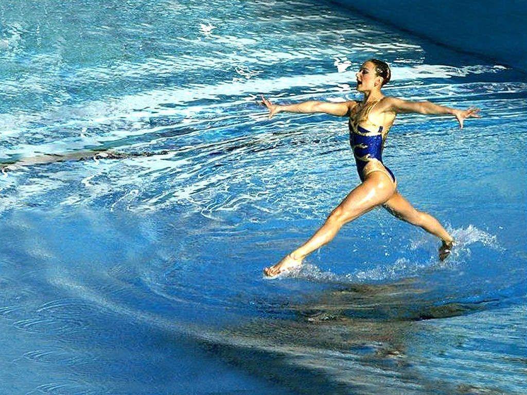 Is it possible to walk on water? (Synchronized Swimmer)