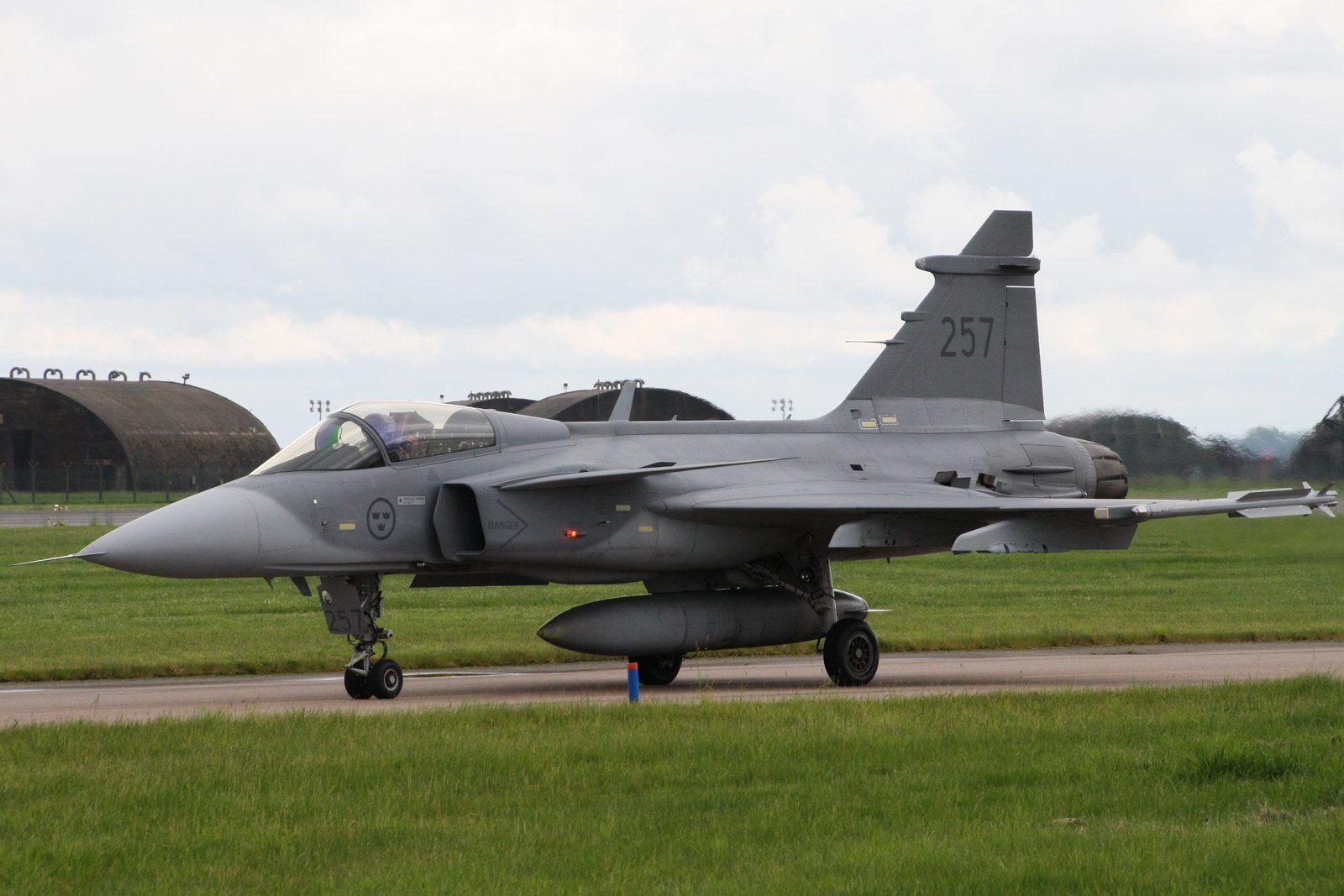Air Aircraft Fighter Force Jet Military Swedish Saab JAS 39 Gripen