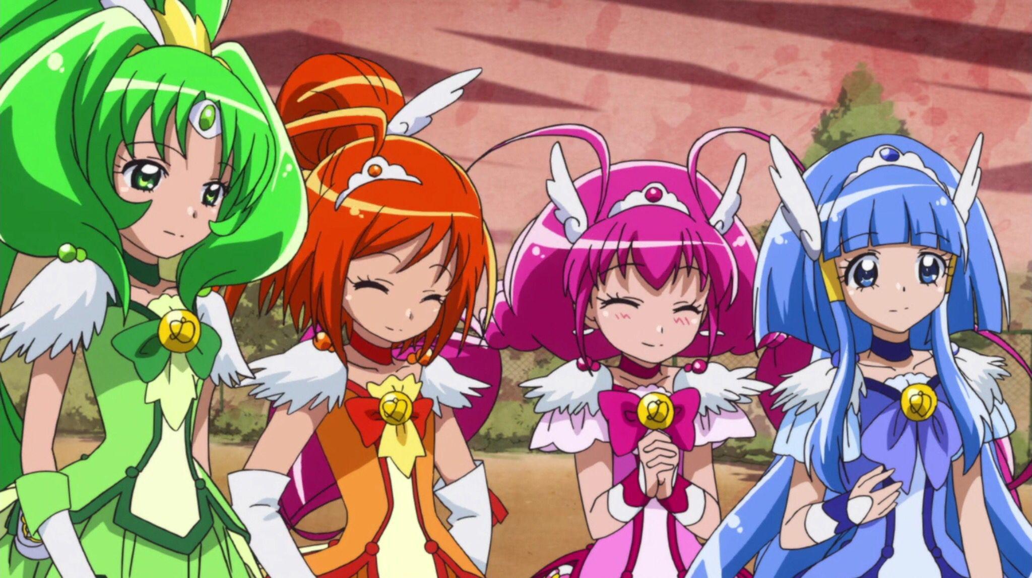 4 of the Glitter Force.