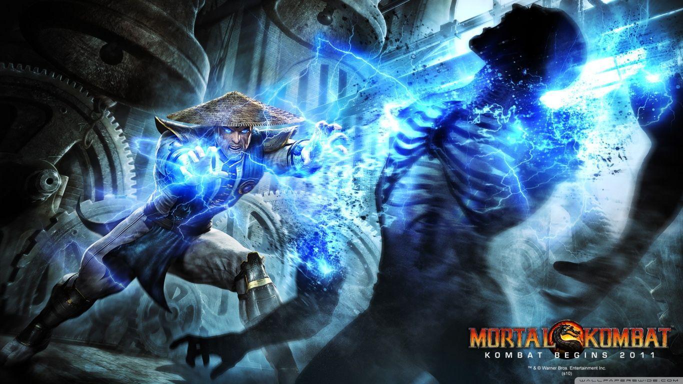 Mortal Kombat Raiden HD desktop wallpaper, Widescreen, High