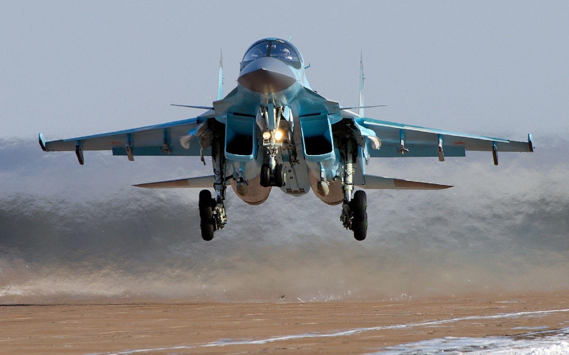 aircraft, Military, Airplane, War, Sukhoi Su 34 Wallpaper HD