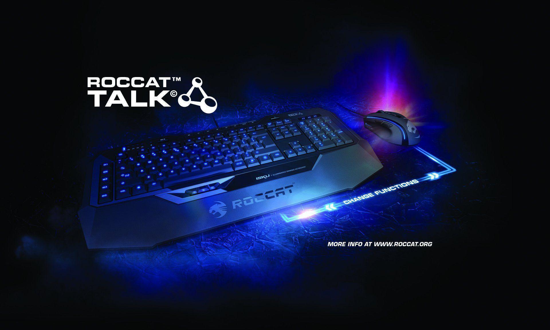 ROCCAT GAMING computer keyboard mouse f wallpaperx1152