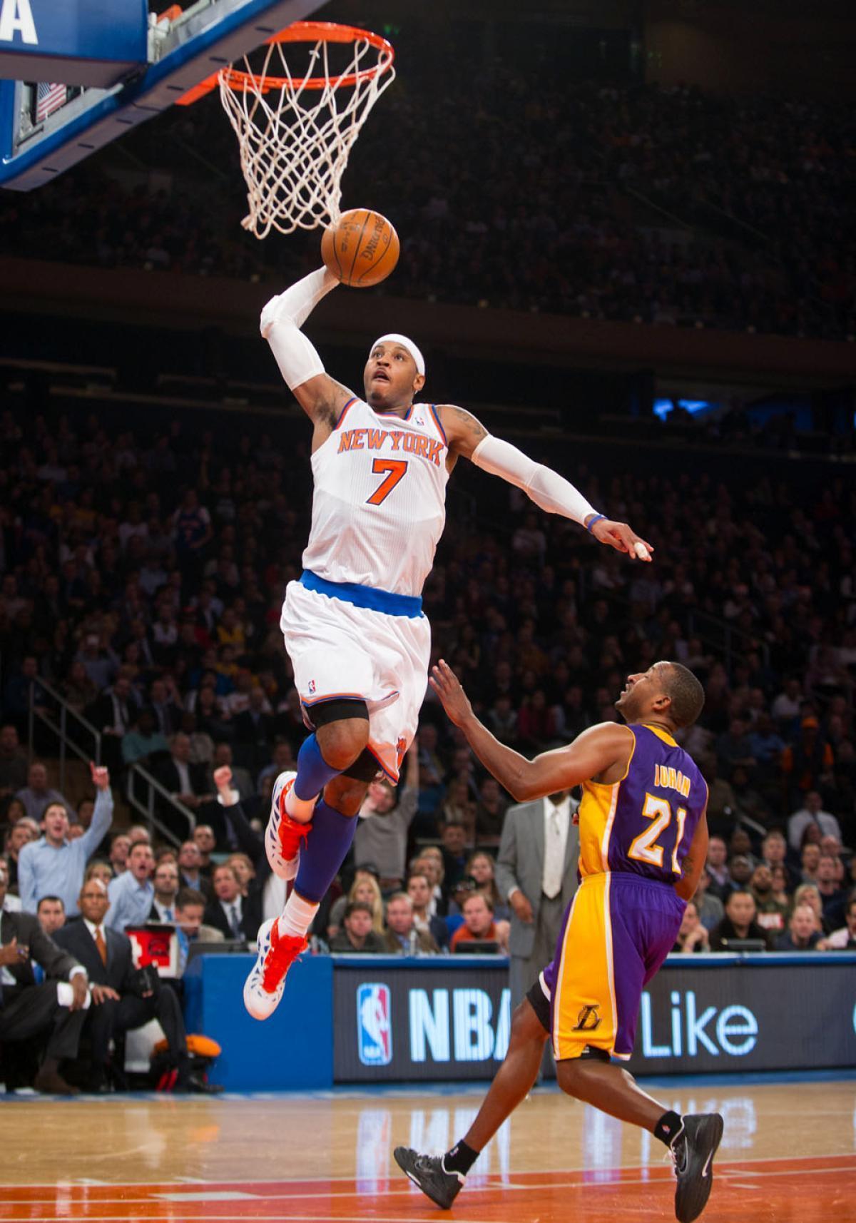 Carmelo Anthony Dunking Wallpaper