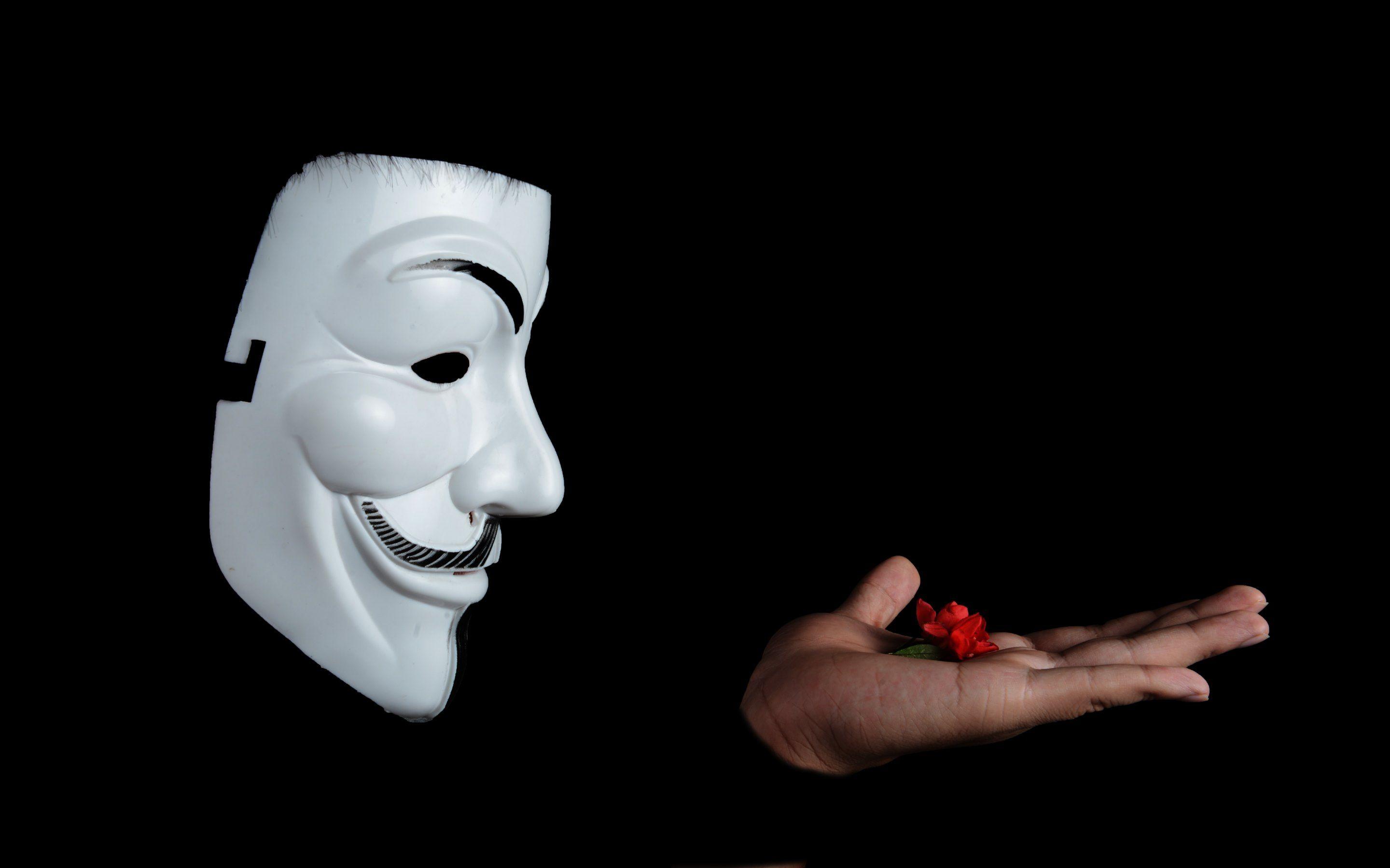 Anonymous Mask. HD Wallpaper · 4K