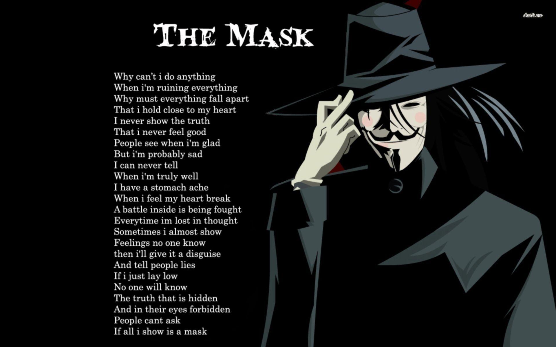 anonymous mask HD wallpaper for download art