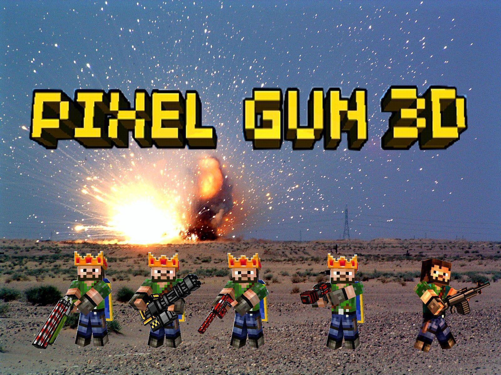 Pixel gun 3D wallpaper