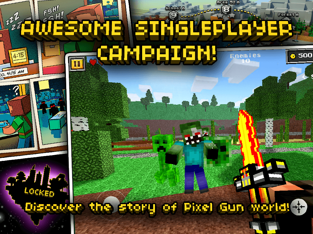 Pixel Gun 3D (Minecraft style) Play Store revenue