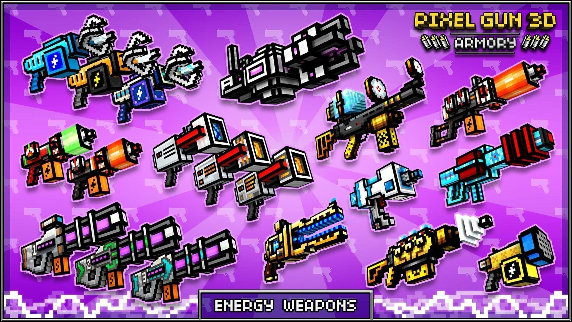 Energy Weapons. Pixel Gun Wiki powered