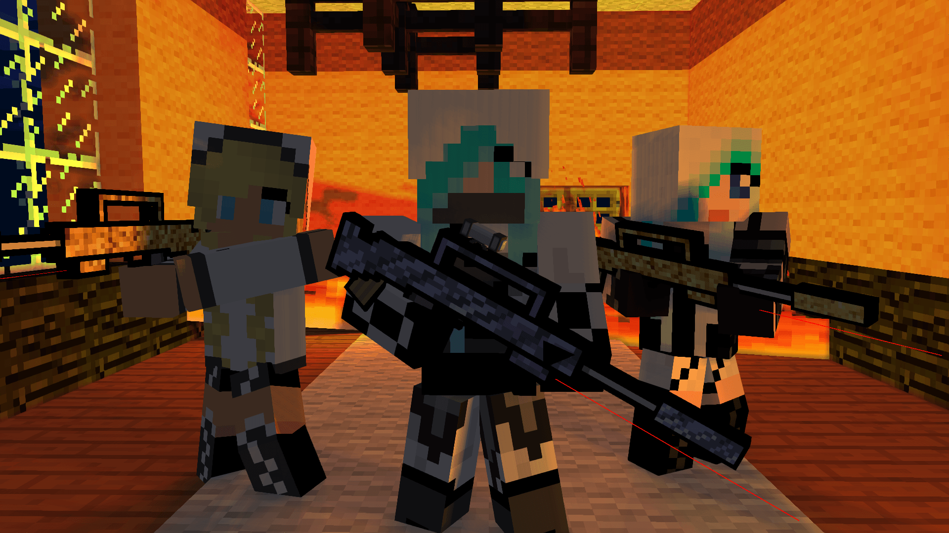 pixel gun 3d background