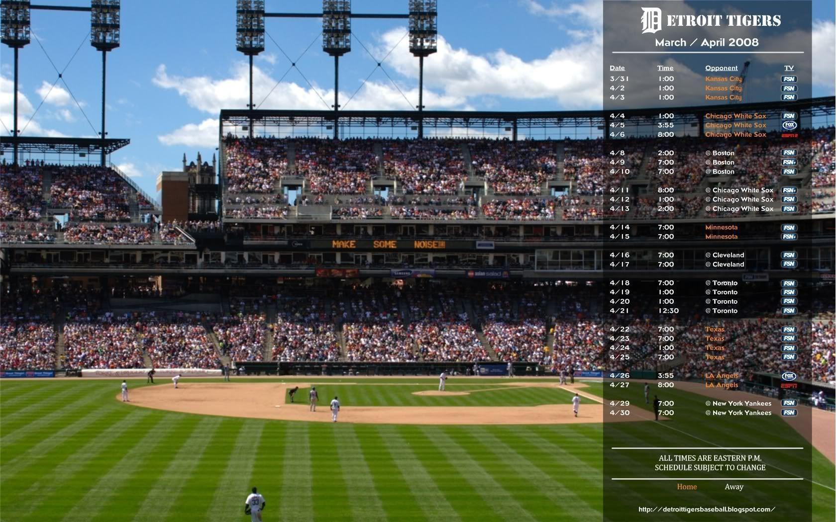 Detroit Tigers Wallpapers 2017 Schedule - Wallpaper Cave