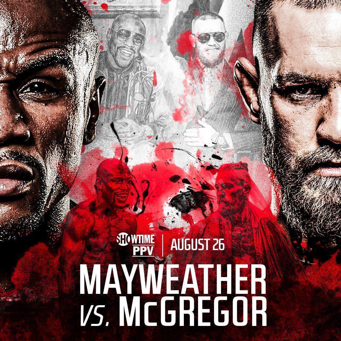 Official Floyd Mayweather vs. Conor McGregor Fight Poster First